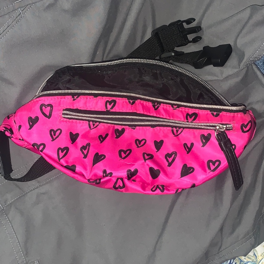 Pink heart Fanny pack